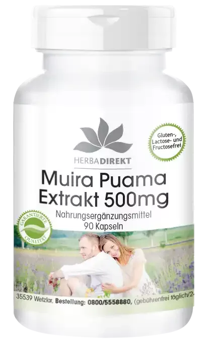 Extrait de Muira Puama 500mg