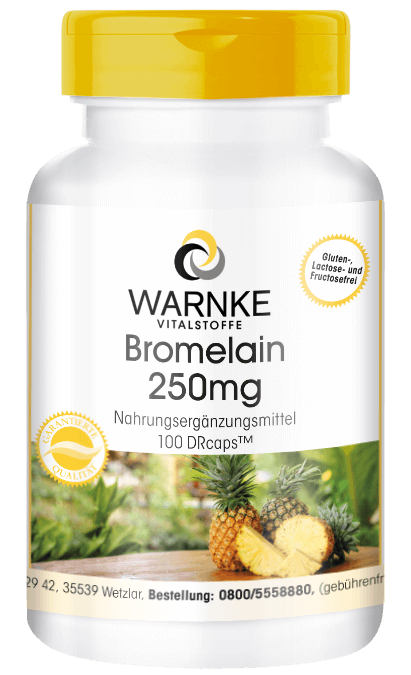 Bromelain 250mg ( 600 F.I.P.) 100 DrCaps Bromelain 250mg ( 600 F.I.P.) 100 DrCaps