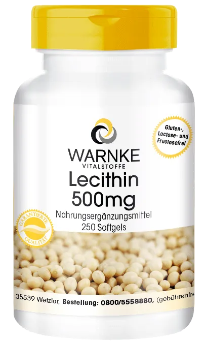 Lecithin 500mg - from soy Lecithin 500mg - from soy