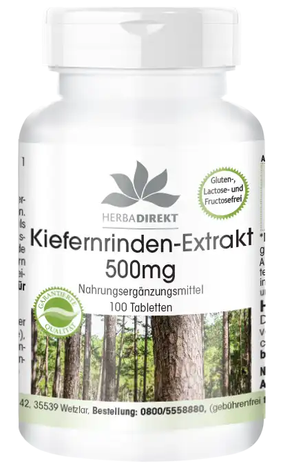 Estratto di Corteccia di Pino 500mg