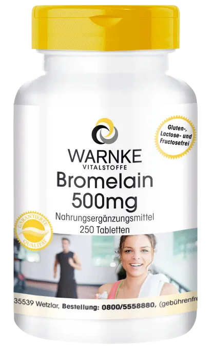 Bromelain 500mg (1200 F.I.P.) 250 Tabletten