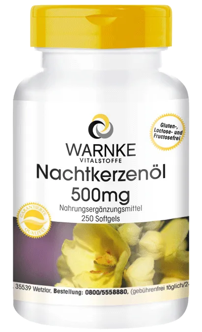 Aceite de onagra 500mg - prensado en frío Aceite de onagra 500mg - prensado en frío