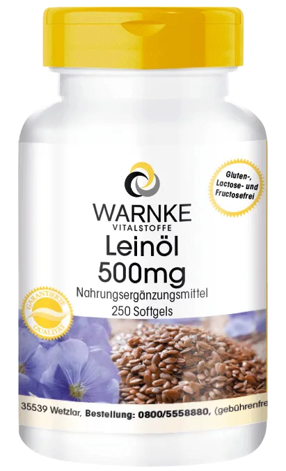 Leinöl 500mg 250 Softgels Leinöl 500mg 250 Softgels