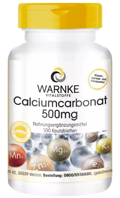 Calciumcarbonat 500mg 100 Kautabletten Calciumcarbonat 500mg 100 Kautabletten
